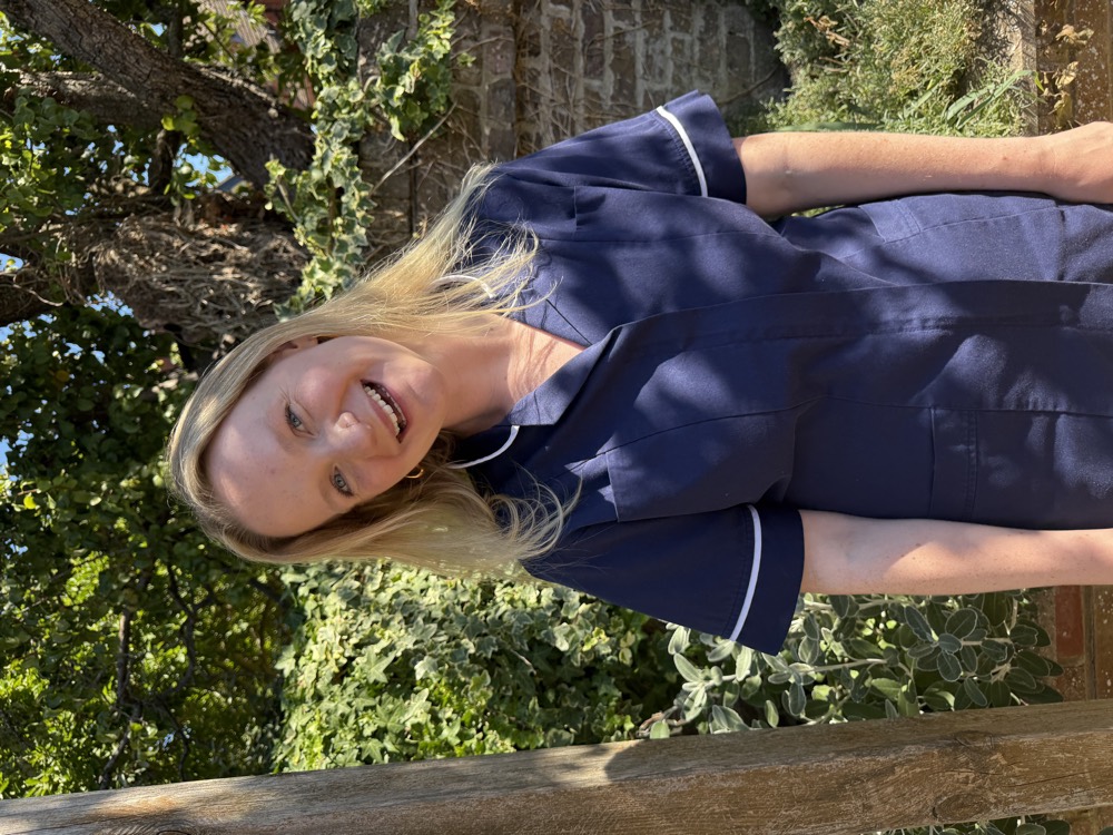 Mariah Howgill, midwife and founder of Every Birth, in uniform